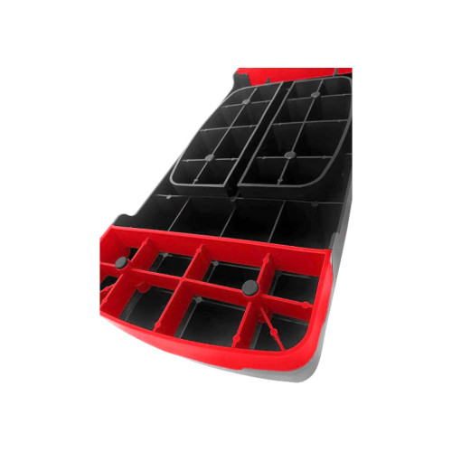 Степ платформа  EasyFit Step-B 2-ступенчатая красная - фото №2